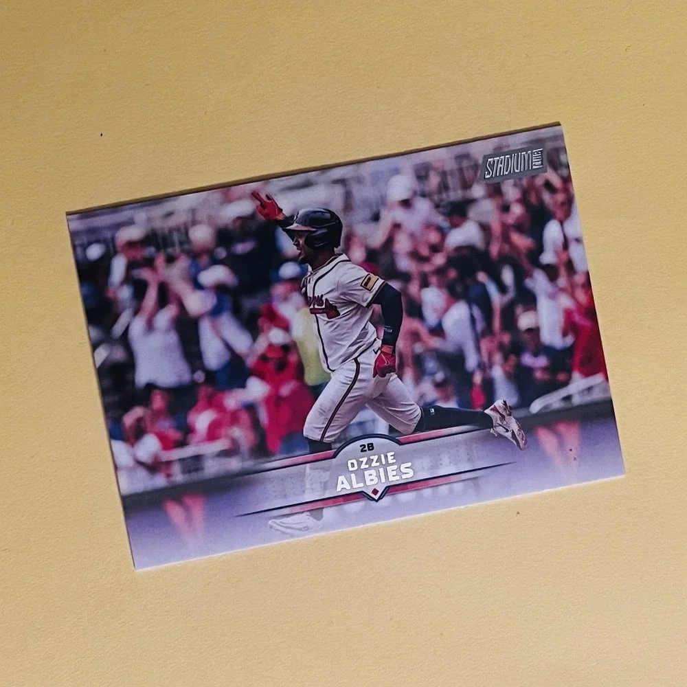 2025‎ Topps Stadium Club Baseball Ozzie Albies #40 Atlanta Braves